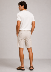 Bermudas slim fit confeccionadas en 100% lino.