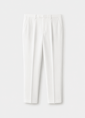Pantalón de vestir slim fit confeccionado en una refinada mezcla de lyocell y lino.