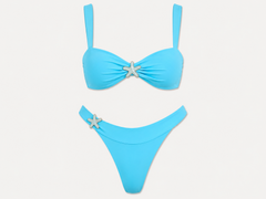 Indara bikini tipo tanga en azul cielo