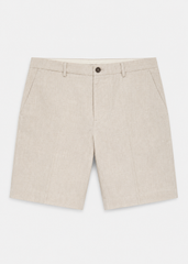 Bermudas slim fit confeccionadas en 100% lino.
