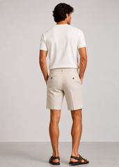 Bermudas slim fit confeccionadas en 100% lino.